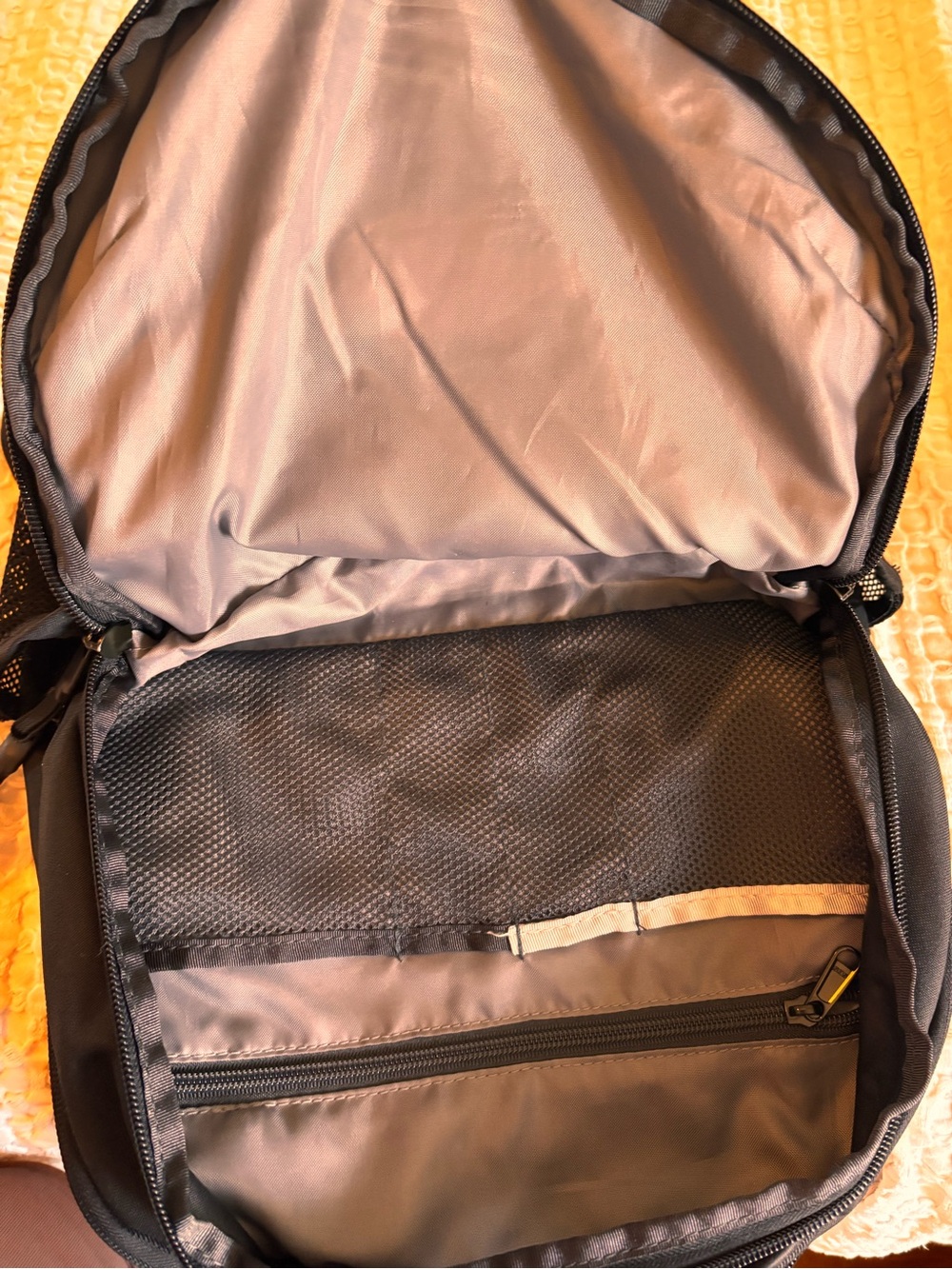 The North Face Jester Black Backpack with Bungee Front - Picture 5 of 13